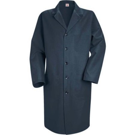 VF IMAGEWEAR Red Kap® Men's Lab Coat, Navy, Poly/Combed Cotton, Regular, 48" KP14NVRG48